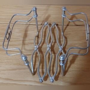 Vintage Extensible Metal Trivet Made In Italy